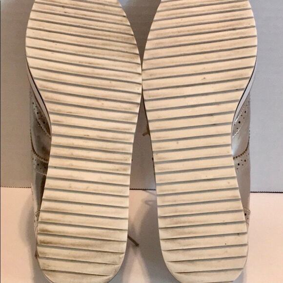 SHELLY’S LONDON Silver Platform OXFORD EMMA LACEUP - Picture 8 of 13